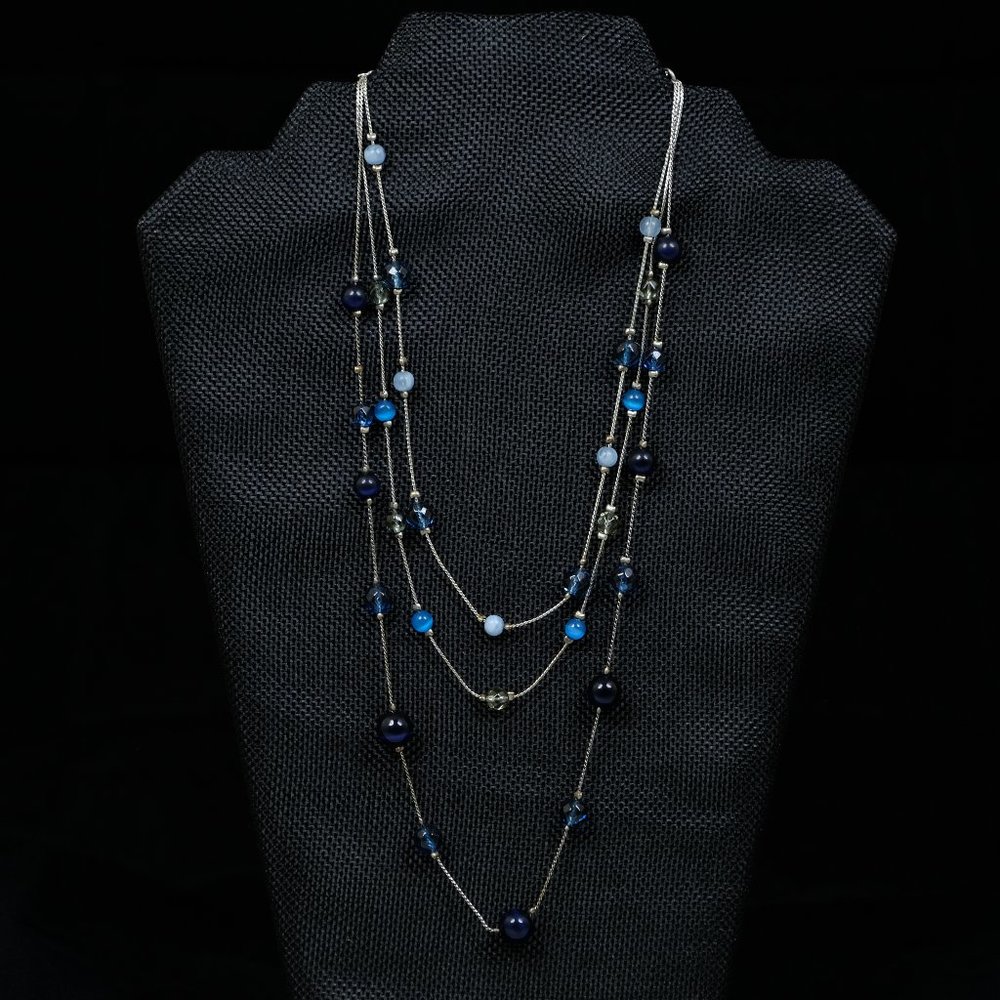 💍JEWELRY BOGO💍 New York & Co Women's Blue Tone Necklace 22 in.
